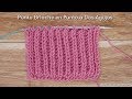 Punto Brioche en Punto a Dos Agujas | Aprende a Tejer con Dos Agujas Paso a Paso