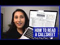 How to read a call sheet