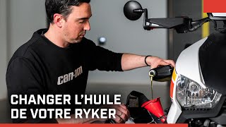 Comment Changer L'Huile sur le CanAm Ryker