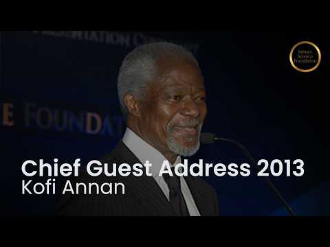 Infosys Prize Chief Guest Address 2013 | Kofi Annan