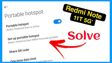 Redmi Note 11T Hotspot Disconnect Problem | How to Fix Hotspot Problem in Redmi Note 11T
