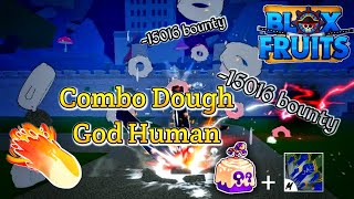 🔴(LIVE) Dough God Human Combo | Bounty Hunt - Blox Fruits #shorts