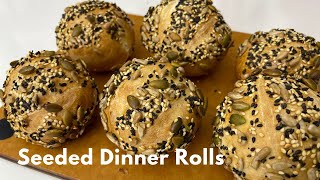 Seeded Dinner Rolls | Soft and Fluffy
