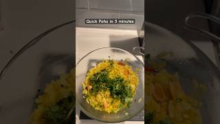 Want to make breakfast in 5 minutes, check this quick recipe poha breakfast shorts indian easy