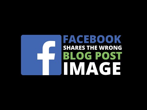 Facebook shares the wrong image. How to make WordPress share the right blog post image on Facebook