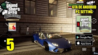 GTA San Andreas Definitive Edition Android Mod Graphics PC Settings Ultra + Cars (GFX)