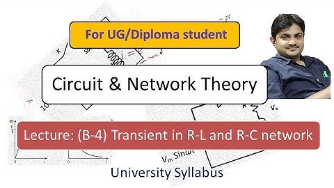 Lecture (B-4): Transient in R-L and R-C Circuit.