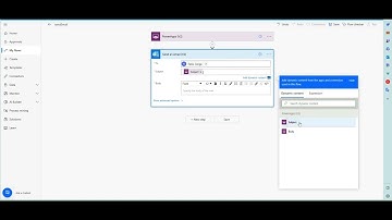 Sending an email via PowerApps variables using Power Automate #powerapps #apps