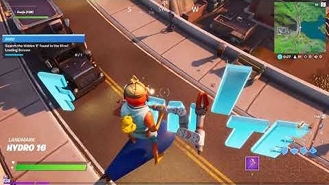 Hidden E in the Dive! Loading Screen | Fortnite Guide