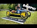 Worlds fastest cyclekart 84mph