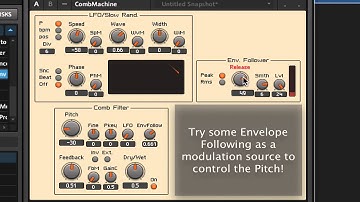 NI Reaktor Comb Filter Fix and Modulate