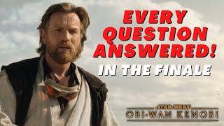 EVERY CANON QUESTION ANSWERED IN THE KENOBI FINALE | Star Wars Guys