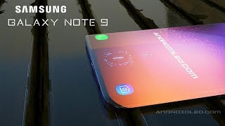 Samsung Galaxy Note 9 With In-Display Fingerprint Scanner, Iphone X Killer, Concept (2018)