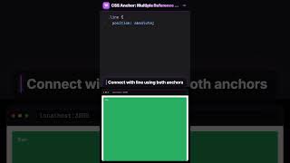 CSS Anchor: Connect UI Elements with Multiple Reference Points in 60 Seconds! #Shorts