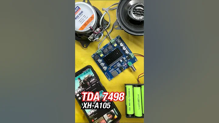✨Home made simple Bluetooth 100Watt x2 TDA7498 Class-D Amp 🔈#youtubeshorts #trending #diy