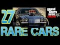 GTA 5 ONLINE - ALL RARE AND SECRET 27 CARS LOCATIONS 1.35 *NEW*