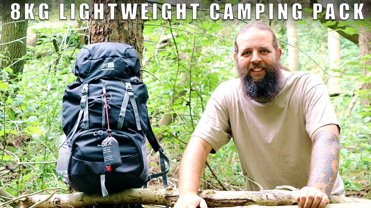 Lightweight Wild Camping Pack LoadOut YouTube