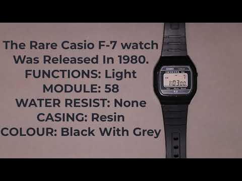 The F-7 watch - YouTube