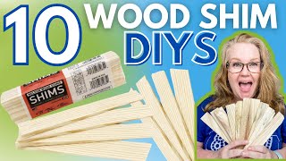 HOLD THE PHONE!  10 AWESOME Wood Shim DIY Hacks YOU MUST TRY!