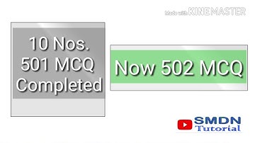 NIOS Sample MCQ in Bengali l 501, 502, 503  Bengali MCQ l Download PDF l SMDN Tutorial l