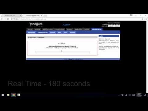 Update firmware on Readynet AC1200M to routerlimits