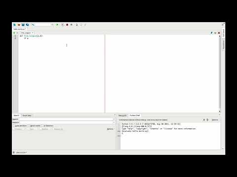Simple Execution of a Python Function in Wing 101 - Find the Largest Number between two arguments