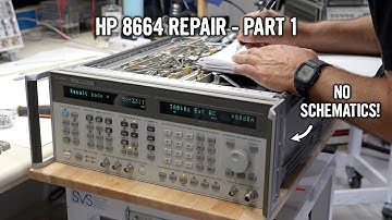 HP 8664A 3GHz Synthesized Signal Generator Repair - Part 1
