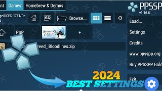 PPSSPP EMULATOR BEST SETTINGS FOR NO LAG SMOOTH GAMEPLAY IN 2024