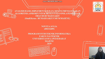 ANALISIS HASIL IMPLEMENTASI DATA MINING MENGGUNAKAN ALGORITMA APRIORI UNTUK MENENTUKAN POLA PEMBELI)