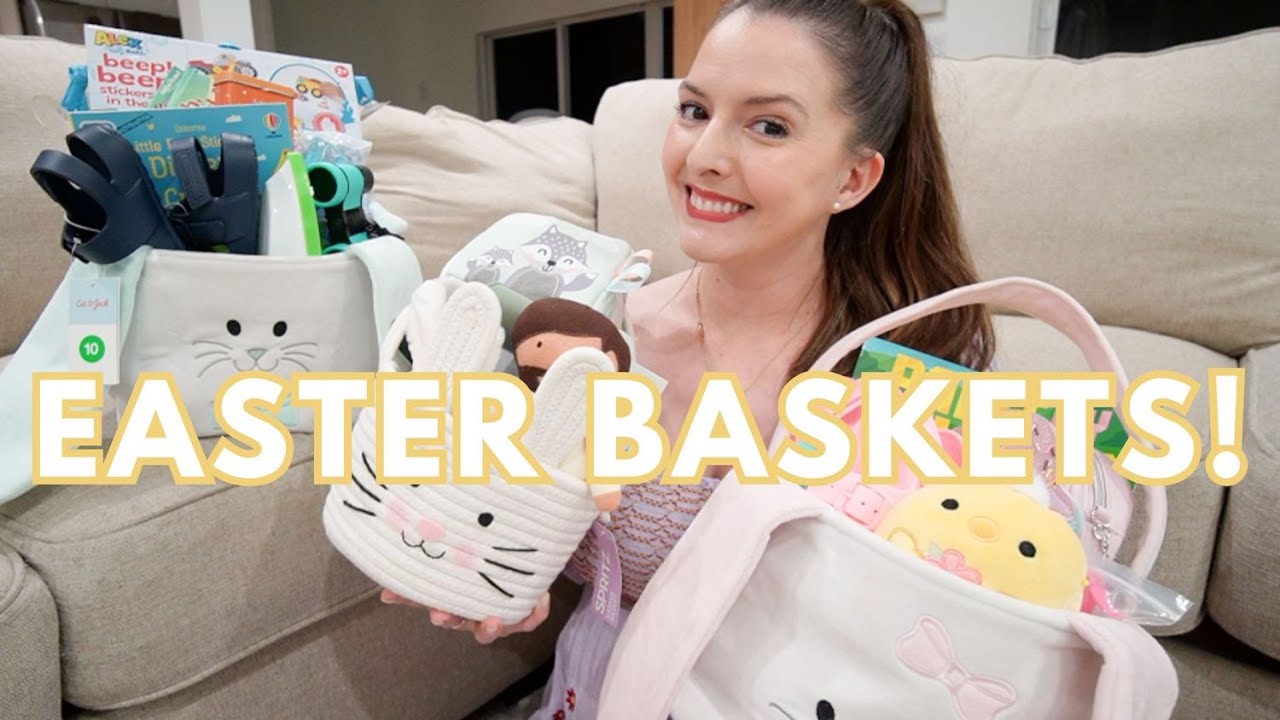 WHAT'S IN MY KIDS' EASTER BASKETS 2024 🐰💕✨🐣 | easter basket ideas for baby +  4 and 6 year olds