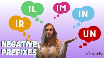 Negative Prefixes in English (Beginners English)