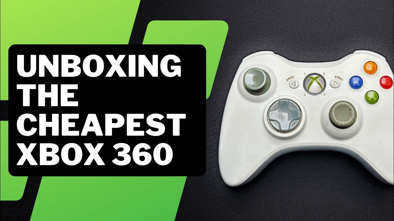 Unboxing the cheapest Xbox 360! YouTube