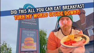 £5.99 ALL YOU CAN EAT BREAKFAST! But is it good? The World Turned Upside Down, Reading
