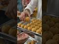 Giant Besan Ladoo Making 🍬 | Gurudwara Langar Kitchen | #Shorts
