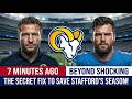 7 minutes ago: "BEYOND SHOCKING: The Secret Fix to Save Stafford’s Season!
