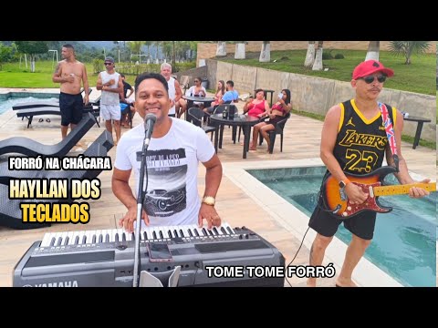 Piseiro ao vivo na chácara, hayllan dos teclados//tome tome forró e pra arrasta o pé