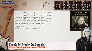 🎸 People Get Ready - Eva Cassidy Main Guitar Backing Track With Chords And Lyrics