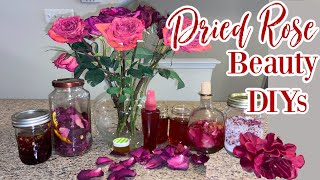 DIY Dried Rose Hair and Skin Products | DIY Rose Infused Oil for Skin | 🌸 DIY Rose Series 🌸