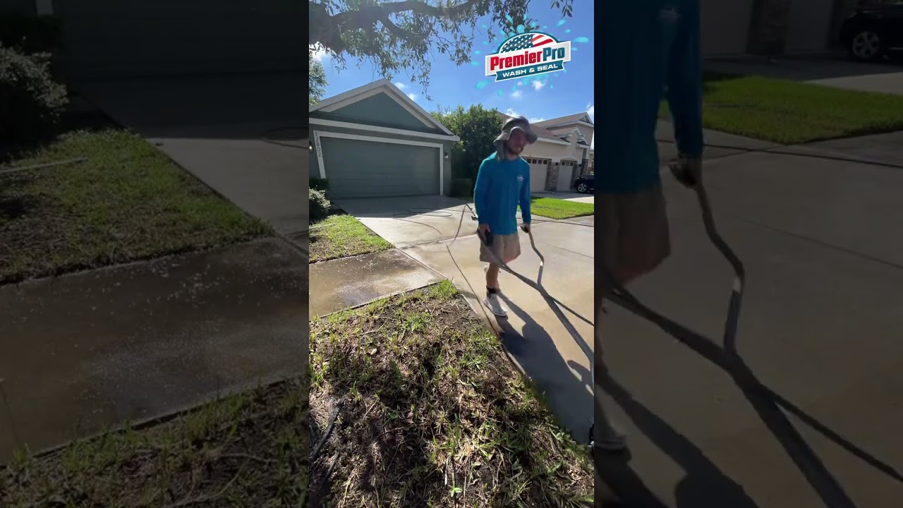 Driveway Pressure Washing in Riverview FL | Avelar Creek Concrete Cleaning