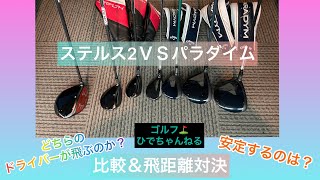 ステルス2VSパラダイム試打対決！今年もやります。独断と偏見