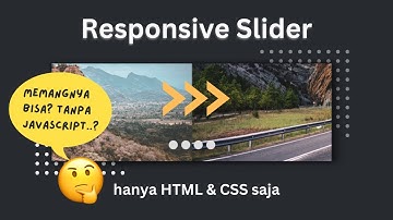 MEMBUAT SLIDER IMAGE DENGAN HTML DAN CSS