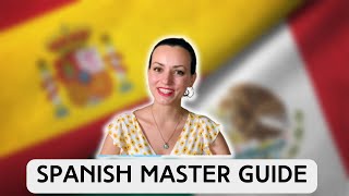 SPANISH MASTER GUIDE: How to Learn Spanish \& Tips + Resources