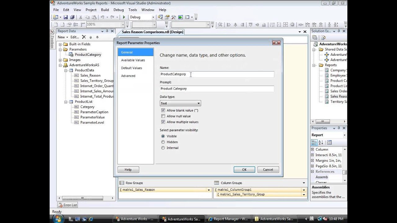 SSAS 119 Reporting Actions - YouTube