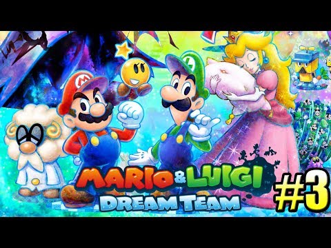 Видео: Mario & Luigi Dream Team Bros {3DS} прохождение часть 3 — Древний СТРАЖ