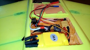 Работа гироскопа mpu6050 для стабилизации крыла