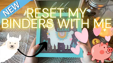 UK CASH STUFFING BINDER RESET | RESET MY BINDERS WITH ME | LOW INCOME | BEGINNER CASH STUFFER UK