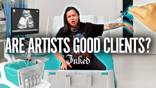 'I Don't Drink, but I Need Whiskey for a Tattoo' Artists as Clients | Tattoo Artists React