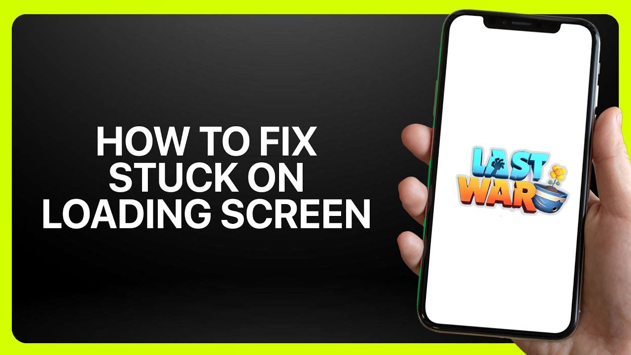 How To Fix Stuck On Loading Screen Last War Survival Game ! Tutorial ...