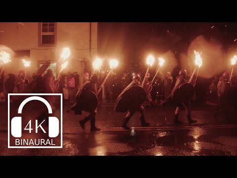 Scalloway Fire Festival 2024 🔥 Full Procession - Person Of View ⛵