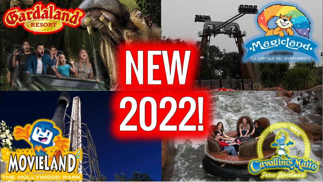 TUTTE le Novità 2022 nei Parchi Italiani! Gardaland, Movieland, MagicLand e Cavallino Matto!